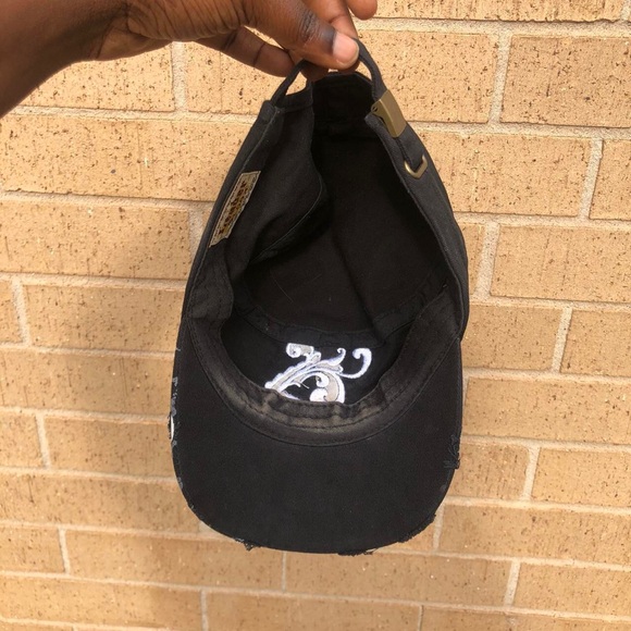 Y2K Goth Mcbling Bimbo rhinestone cross messenger cadet military newsboy cap hat main image 4
